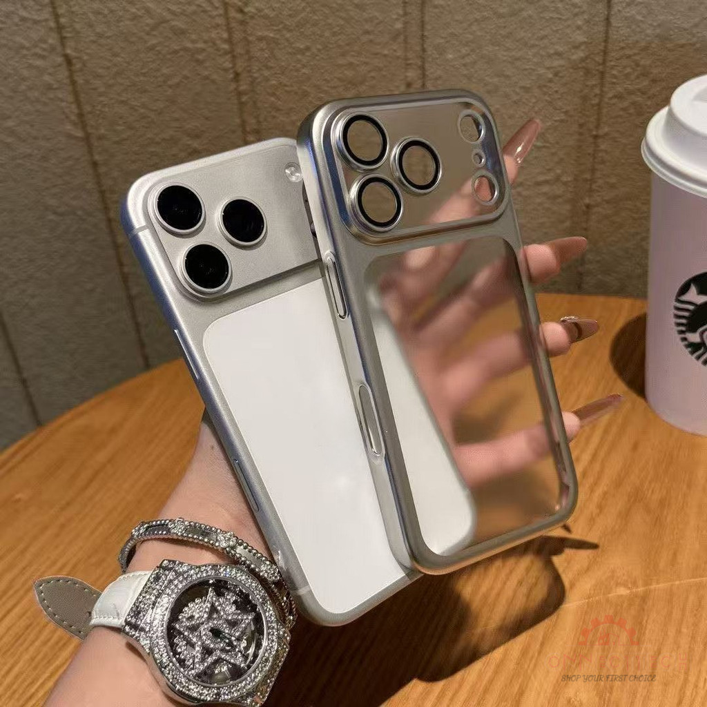 for เคสไอโฟน 17 Air 11 13 14 iPhone 15 16 Pro max case 12 13Promax เคสโทรศัพท์เคลือบด้านกันกระแทก มาพร้อมตัวป้องกันเลนส์