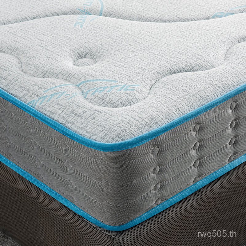 Simmons Mute 3E ฤดูใบไม้ผลิอิสระ Soft Hard ในครัวเรือนปานกลาง Latex Ridge ป้องกัน Fu 1.8m ที่นอนสีน้