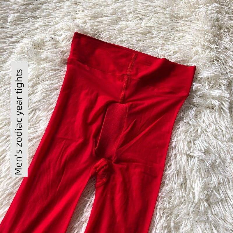 ถุงเท้า heattech heattech ผู้หญิง ถุงน่องไนลอนสีแดงและกำมะหยี่