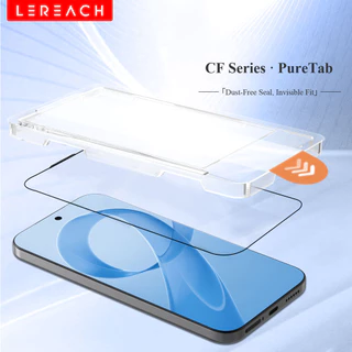 Lereach ไร้ฝุ่นห้องกระจกนิรภัยป้องกันหน้าจอสําหรับ Xiaomi Poco F8 Ultra/Poco F8 Pro Auto-Adhesion