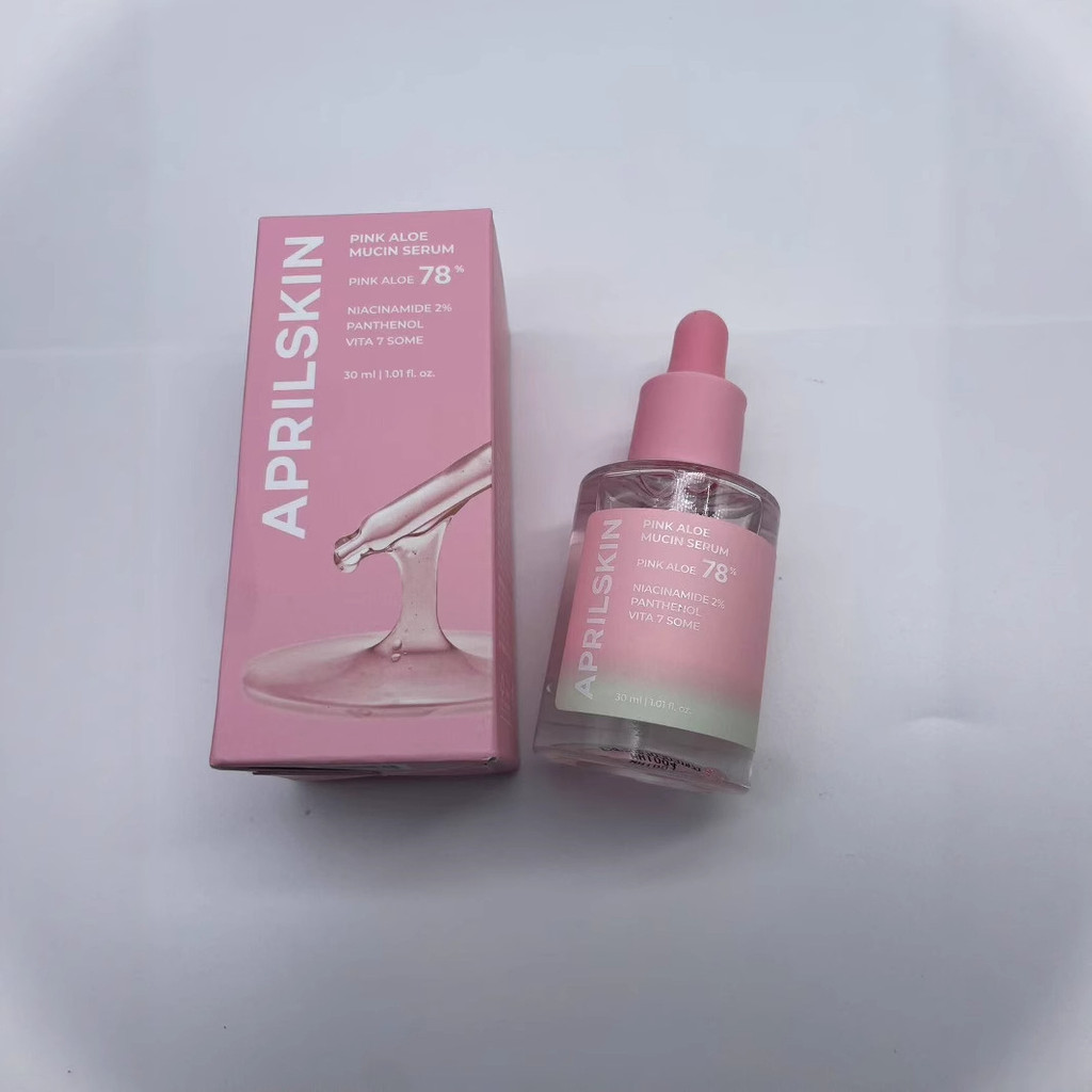 APRILSKIN Essence Pink Aloe Vera Protein Essence 30ml Ready Stock EXK0