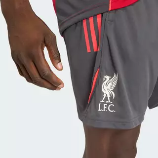 adidas ฟุตบอล กางเกงเทรนนิงขาสั้น Liverpool FC Tiro 25 Competition ผู้ชาย สีดำ KB1471
