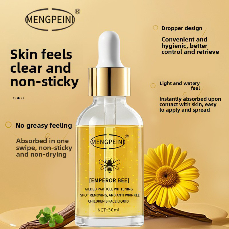 [คําแนะนําร้านค้า] TK All English King Bee Gilt Particles Anti-Wrinkle Whitening Spot-Fade Child Fac