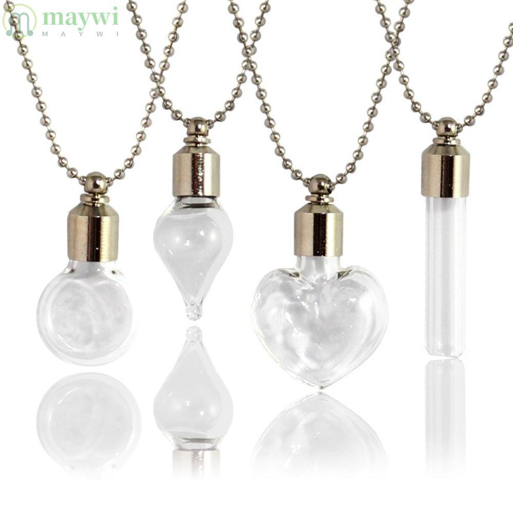 สร้อยคอมุกวิทยา Vial พร้อมขวดบรรจุได้ และสร้อยคอมุกดีไซน์ขวด