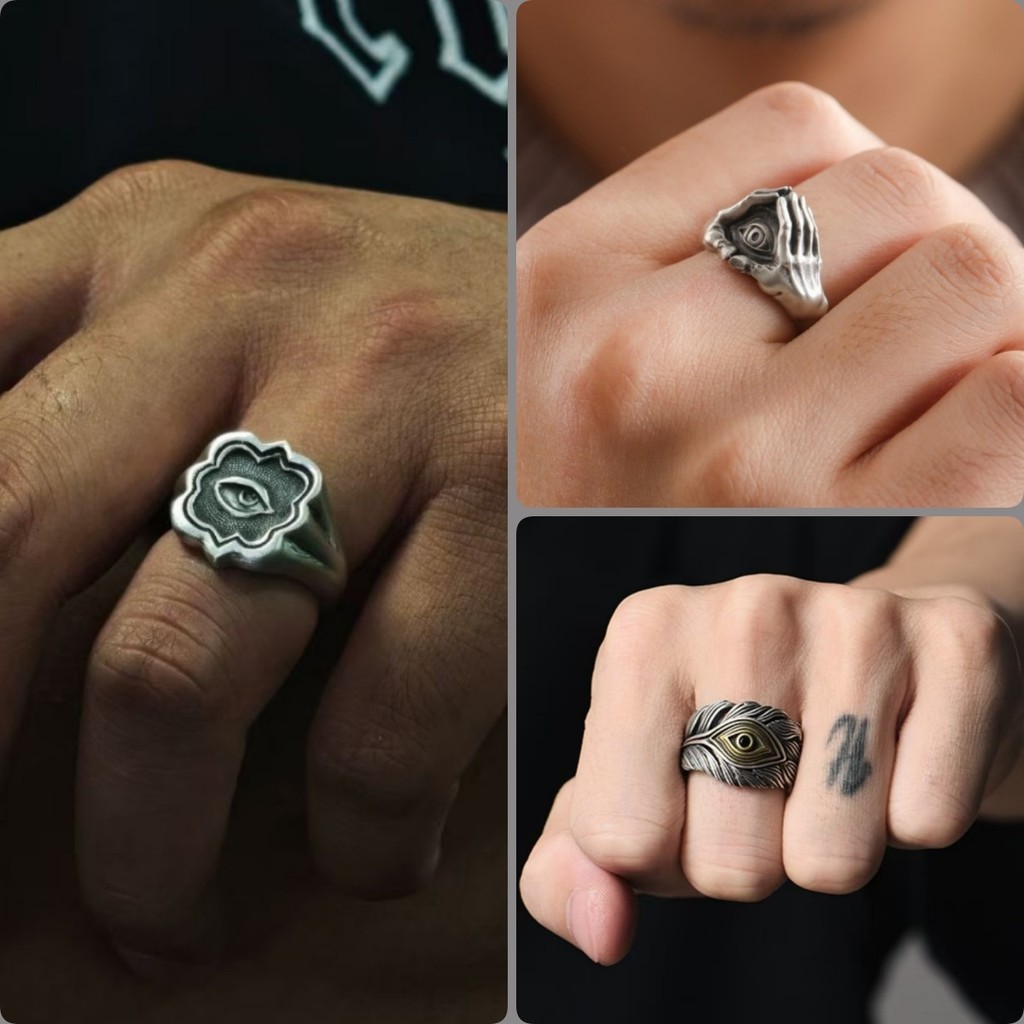 Boy Fashion Alloy Eye of God Rings