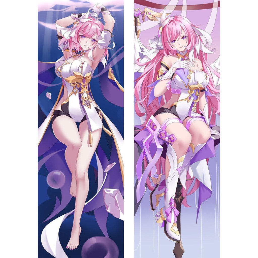 ผลกระทบ Honkai 3rd Elysia 2 อะนิเมะ Dakimakura กอดหมอน Body Case Otaku Sleepy หมอนครอบคลุม