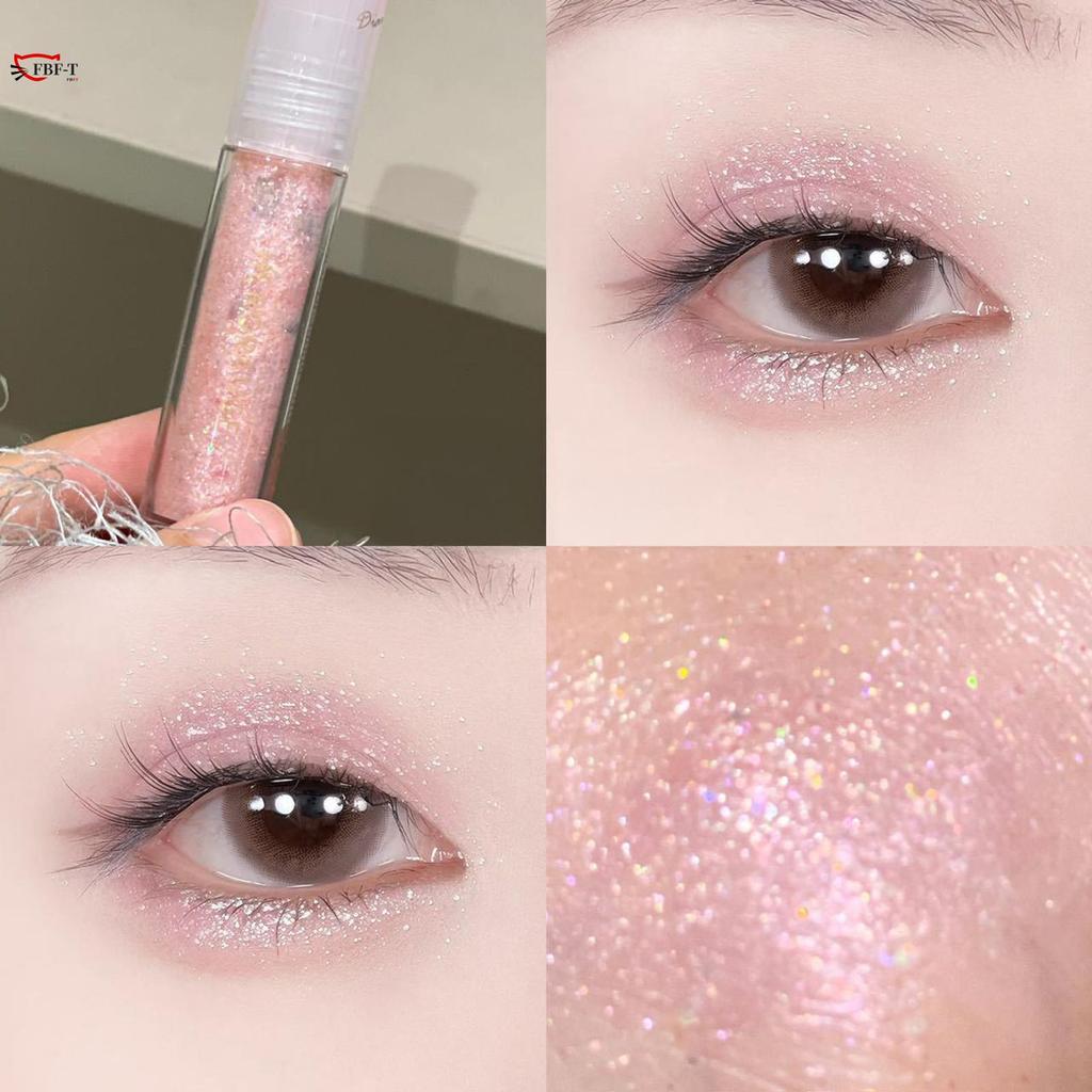 2.5g Eye Beauty Liquid Glitter Eyeshadow Quick-Drying Sparkling Eye Shadow สําหรับ Daily & Official 
