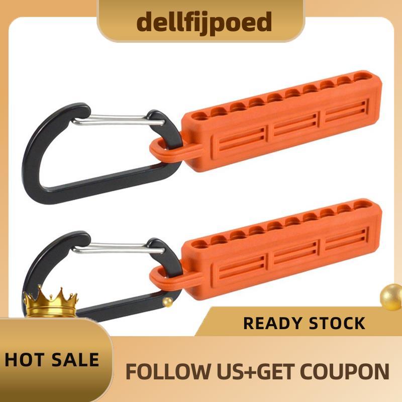 dellfijpoed10-Hole ไขควง Bit Holder ไขควง Bit Holder Storage Organizer สําหรับ 1/4 "Hex Shank Bit & 