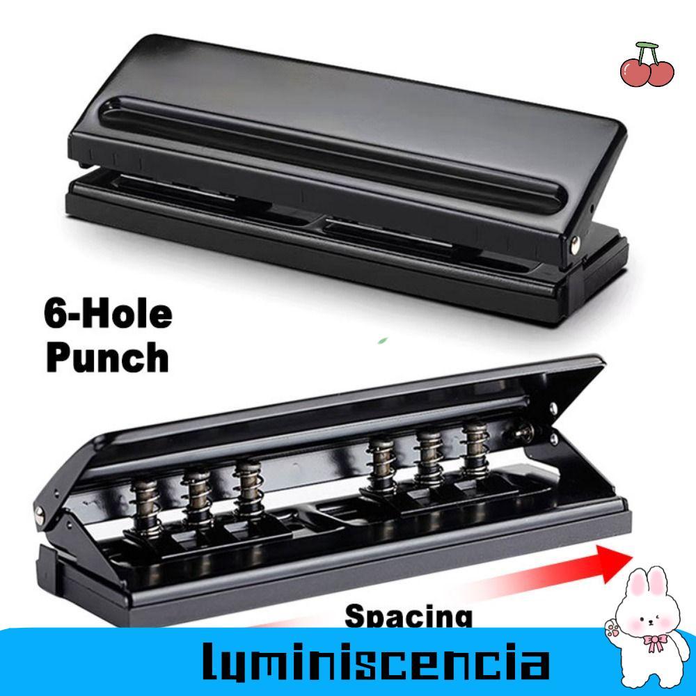 LUMINESCENCIA Loose Leaf Puncher ปรับไดอารี่เข้าเล่มสมุดภาพ A3 A4 A5 B4 B5