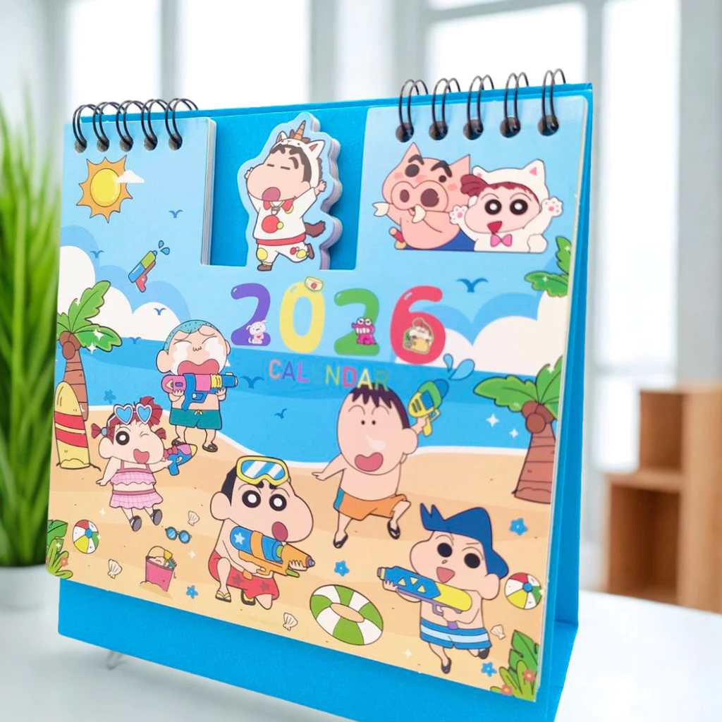 New ปฏิทินตั้งโต๊ะ 📅📅 ปี 2569/2026 ( วันหยุดจีน ) จดโน๊ตได้ ของขวัญปีใหม่ 2026