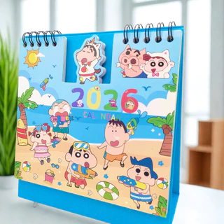 New ปฏิทินตั้งโต๊ะ 📅📅 ปี 2569/2026 ( วันหยุดจีน ) จดโน๊ตได้ ของขวัญปีใหม่ 2026