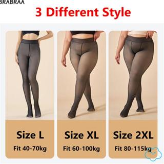 ชุดชั้นในรวมถึงถุงน่องขนแกะ เลกกิ้งโปร่งแสงเอวสูงไซส์ใหญ่ แล…