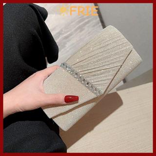 กระเป๋าคลัทซ์สปีคเกิลพร้อมสายโซ่ สำหรับงานเลี้ยงและโอกาสพิเศ…