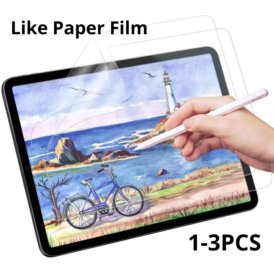 1-3PCSกระดาษรู้สึกป้องกันหน้าจอฟิล์มสําหรับLenovo Xiaoxin Tab M11 M10 Plus 10.6 3rd Gen Matteเช่นกระ