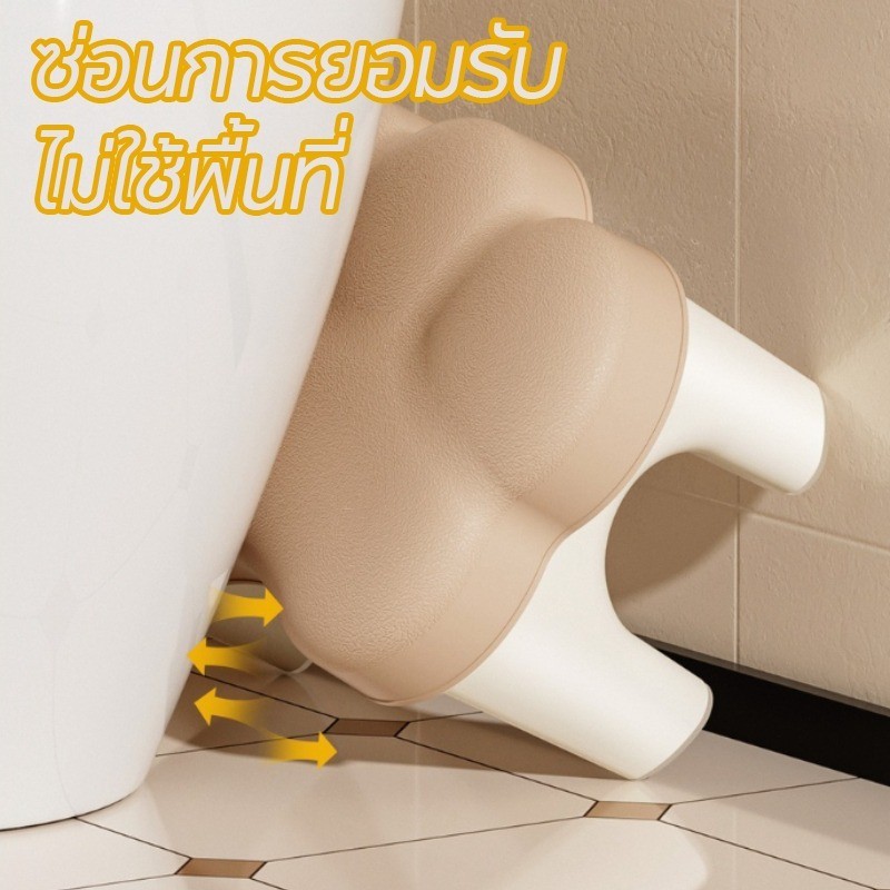 COD สตูลห้องน้ำ ใช้งานสะดวก มีรูปร่างสวยงาม สำหรับนั่งขับถ่ายกันลื่นมั่นคง นวดฝ่าเท้า - รูปที่ 5