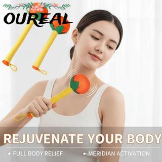 OUREAL Mugwort Hammer, แบบพกพา Meridian นวดค้อนนวดร่างกายเต็…