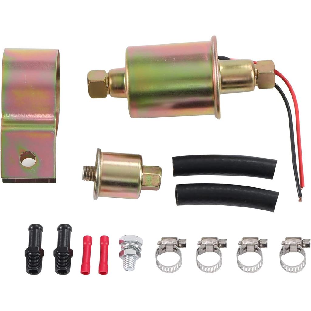 JDMSPEED New Universal Electric Fuel Pump For Gas Diesel Marine Carbureted E8016S