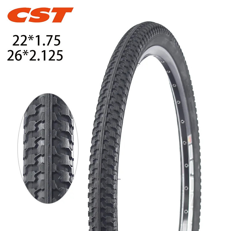 CST C727 22 26 นิ้ว MTB จักรยานอะไหล่ 22*1.75 26*2.125 26er Anti-Skid ทนต่อการสึกหรอเจาะยางจักรยาน