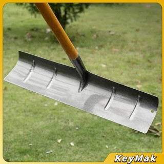 KeyMak พลั่วเหล็กแบบหนา อเนกประสงค์ แข็งแรง สินค้าคุณภาพดี คราดหญ้าหน้าตัด ที่แซะหญ้า Iron rake