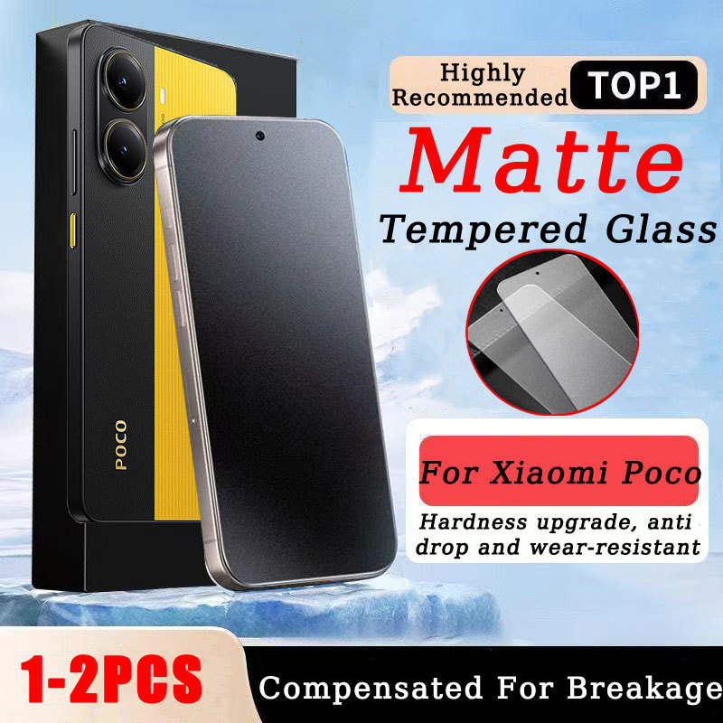 ฟิล์มด้าน ฟิล์มกระจกด้าน Xiaomi Poco X7 X6 Neo X5 X4 X3 NFC M7 M6 M5 M5s M4 M3 F7 Ultra F6 F5 F4 GT 