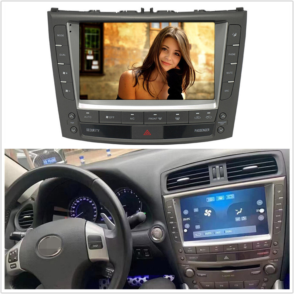 9 "Android 10.1 วิทยุสเตอริโอ GPS Nav Head Unit WiFi สําหรับ 05-12 Lexus IS250 IS300