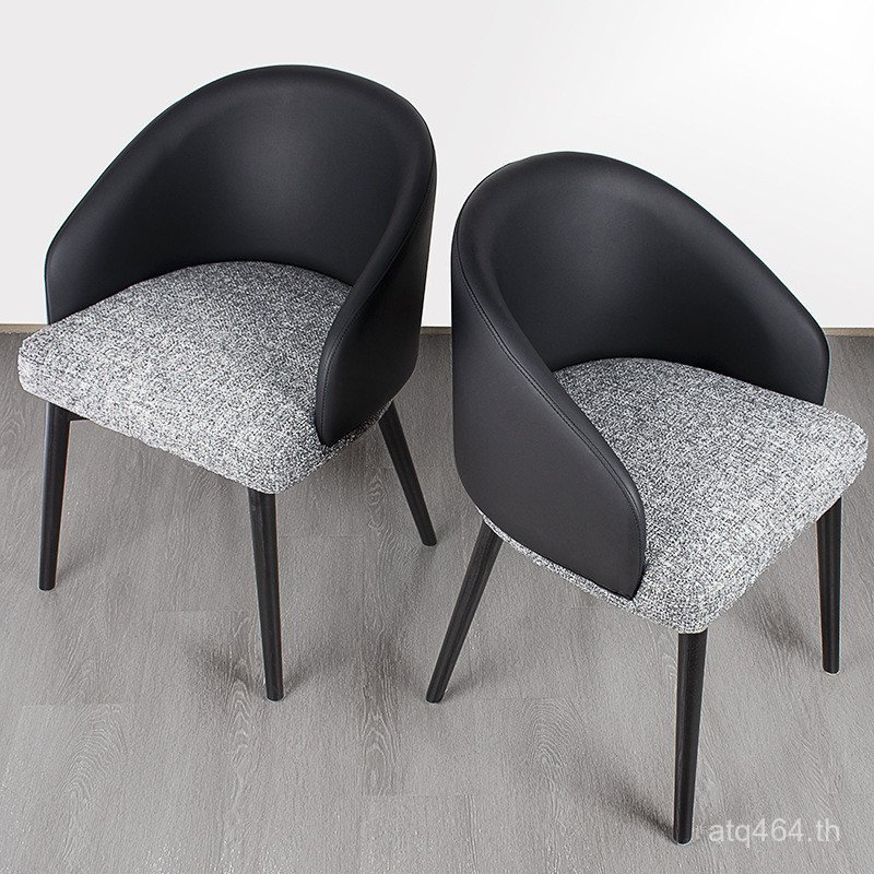 Negotiation เก้าอี้เก้าอี้ไม้เนื้อแข็งNordicร้านอาหารHigh-End Cafeโรงแรมพนักพิงหรูหราในครัวเรือนเก้า