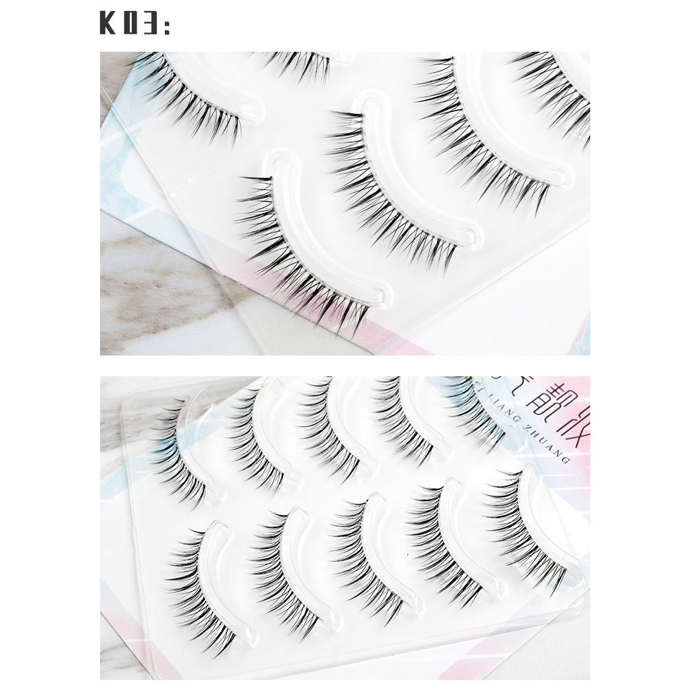 Eye Eyelash Beauty แต่งหน้า K01 ขนตาจําลองธรรมชาติ Soft Light Air Sharpening Curling ก้านโปร่งใส 216 21720251127 ราคา ถูกที่สุด ดีลบีเคเค แกลเลอรีภาพที่ 5