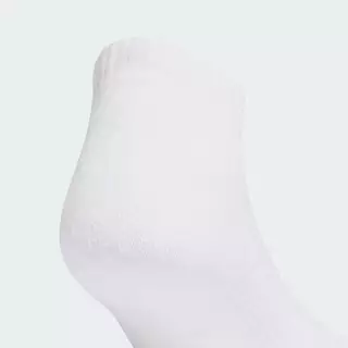 adidas Lifestyle Cushioned Essentials Low Cut Socks 3 Pair Pack Unisex White KR7121