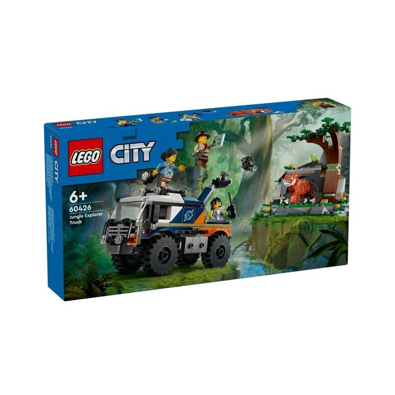 LEGO LEGO Series 60426 Jungle Explorer Off-Road Truck City ของเล่นบล็อกตัวต่อเพื่อการศึกษา
