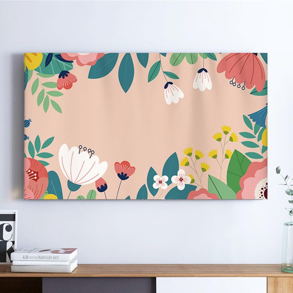 โทรทัศน์ ฝุ่น ปิดบัง 32-80นิ้วไมโครไฟเบอร์นุ่มป้องกันไฟฟ้าสถิตย์ผ้าด้านล่างลื่นสําหรับจอแบน จอแอลซีด