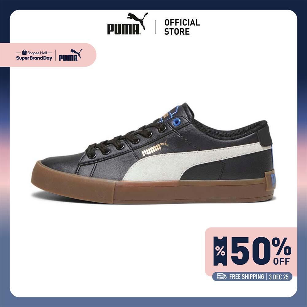PUMA BASICS - รองเท้าผ้าใบ Bari Casual Retro Academia สีดำ - 39249302