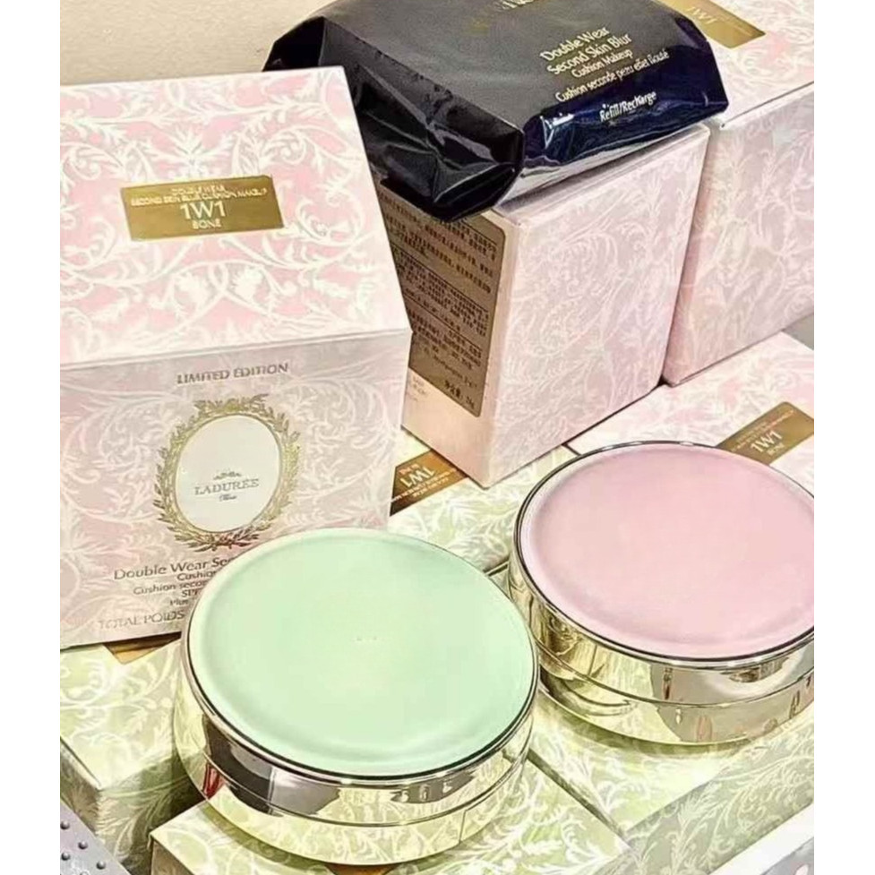 DW Hold Makeup Oil Control Cushion Liquid Foundation 24g1w1#樱花粉 1w1#薄荷绿