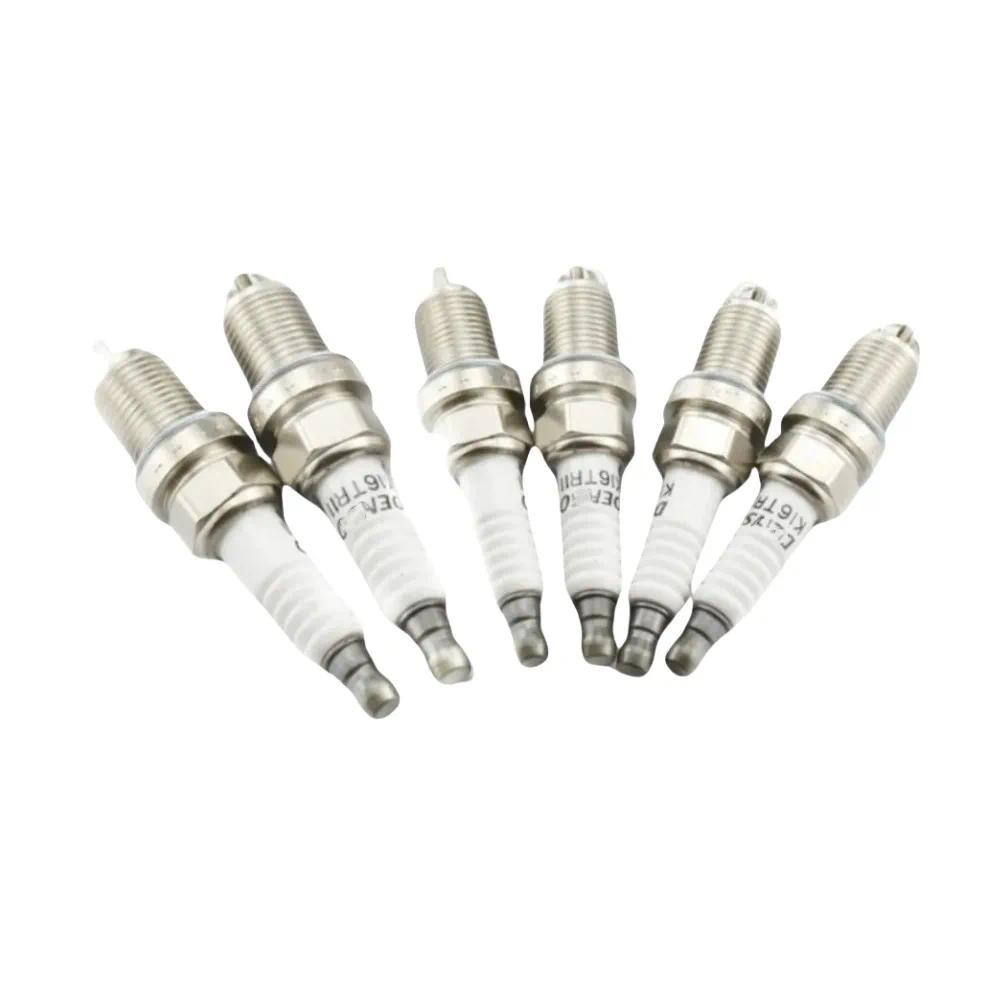 6 ชิ้น OEM K16TR11 90919-01192 9091901192 หัวเทียนสําหรับ Toyota Tacoma Tundra 4Runner T100