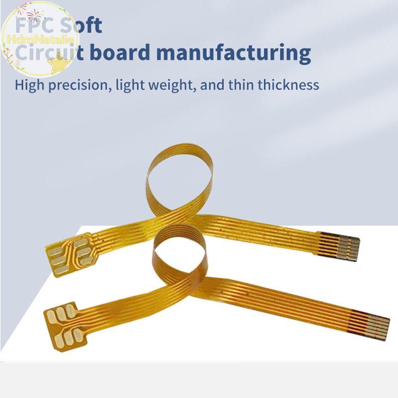 HdmNatalie Nano 4FF ซิมการ์ด Converter FPC Extension Cable to Nano 4FF Micro 3FF Standard 2FF Sim Us