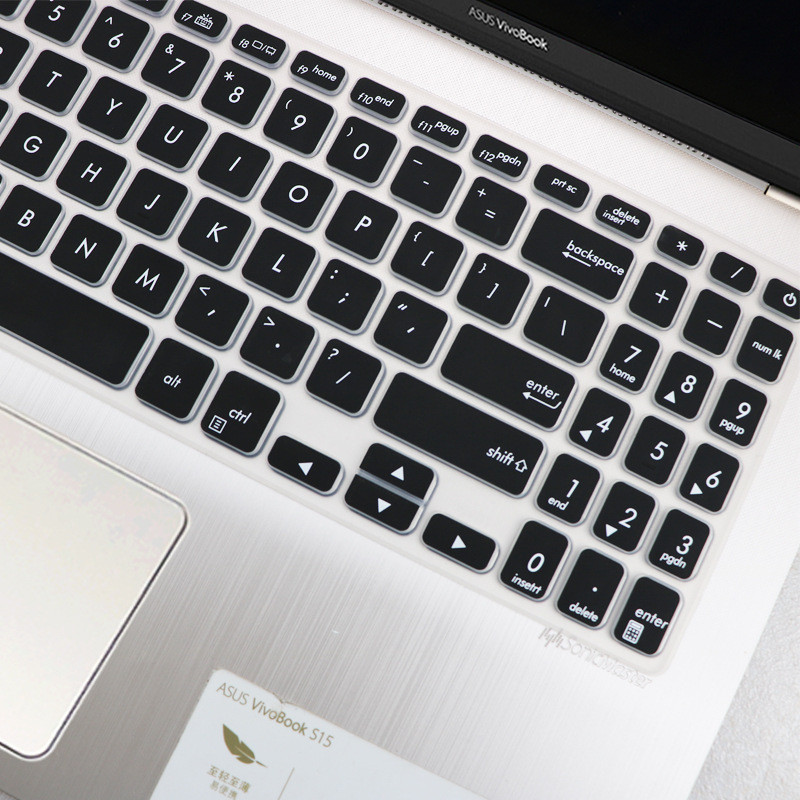 กันฝุ่นซิลิโคน TPU แล็ปท็อปแป้นพิมพ์ผิวสําหรับ ASUS VivoBook 15 X1500 X1500E X1500EA X 1500 EA 15.6 