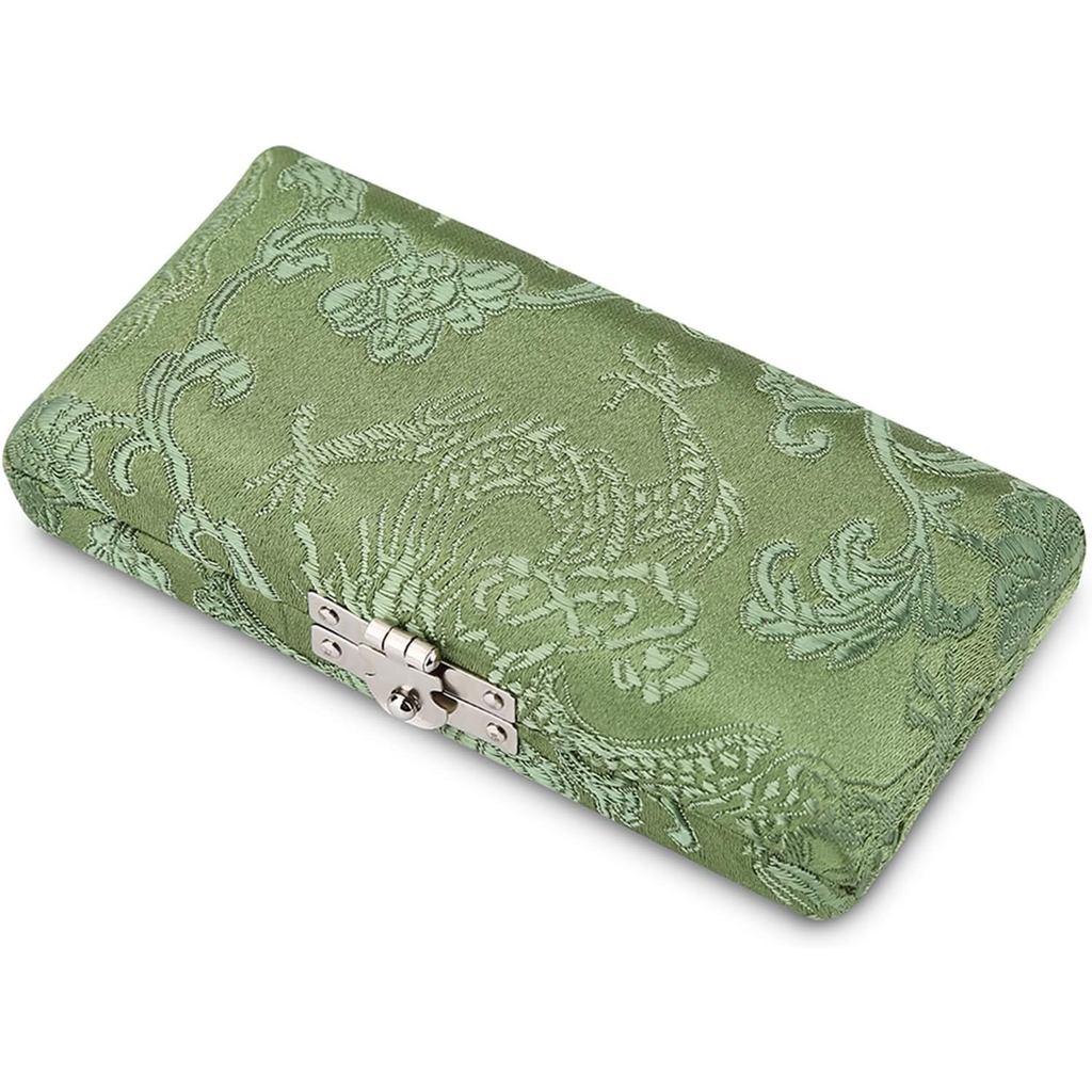 Oboe กรณี,ไม้ผู้ถือกล่องเก็บสําหรับ 3 ชิ้น Oboe Reeds - Breathable, Compact & ประณีตด้วยผ้ากํามะหยี่