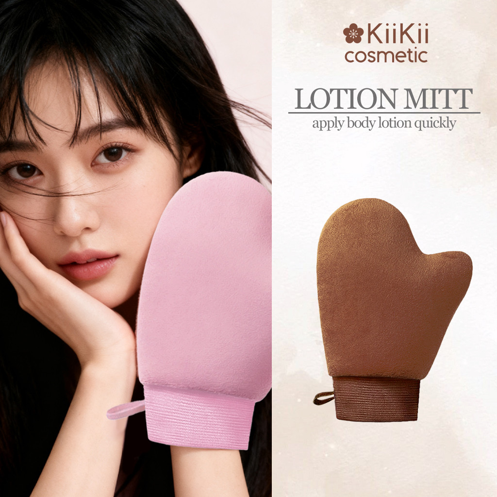 KiiKii Cosmetic ถุงมือทาโลชั่นใช้ซ้ำได้ ช่วยทาครีมให้สม่ำเสมอทั่วผิว ไม่เลอะมือ ใช้ง่าย แห้งไว
