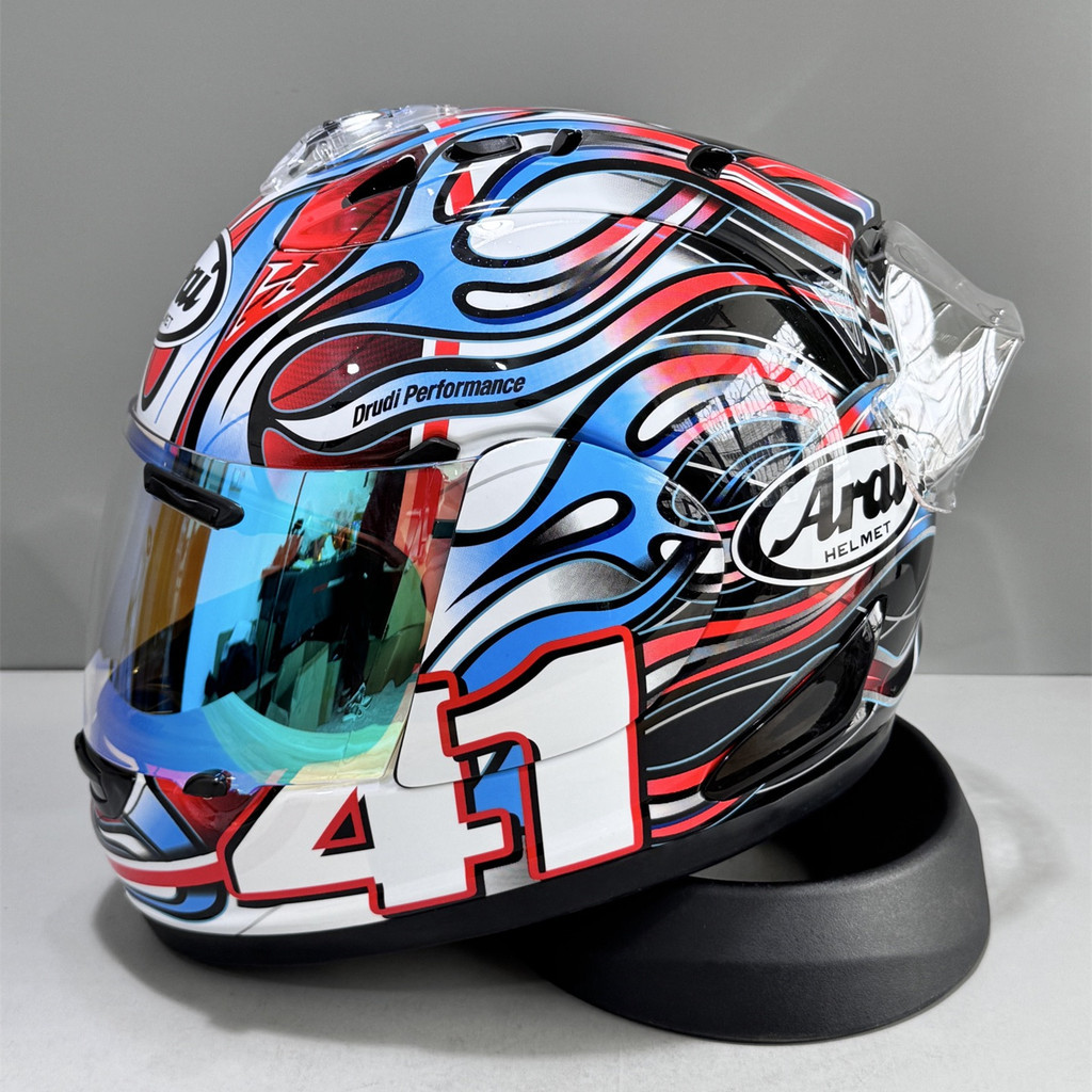 ARAI RX7X Blue Crane หมวกกันน็อคเต็มใบ Arai RX7X หมวกกันน็อคเต็มใบ Arai 41 ขี่หมวกกันน็อคเต็มใบหมวกก