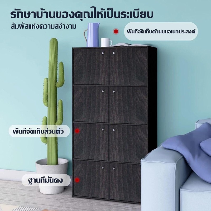 【จัดส่งจากกรุงเทพฯ】3/4/5/6ชั้น ตู้ ลิ้นชักเก็บของ รูปที่ 6