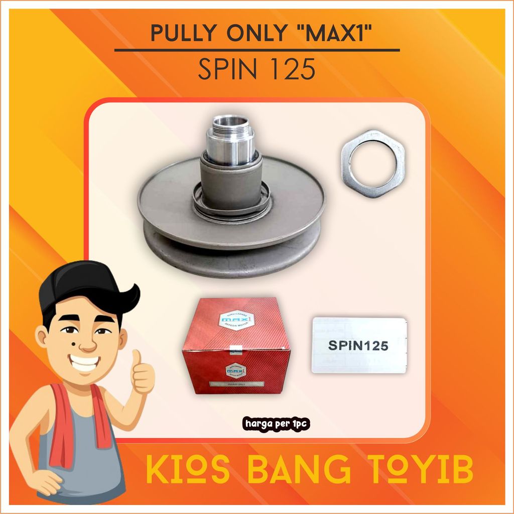 Pully Only SPIN 125 Skywave Skydrive Hayate Puli เท่านั้น Spin125 รอกหลัง Spin 125 (MAX1)