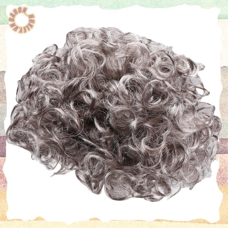 [VNG5]วิกผมคอสตูม Momma Old Lady ผู้ใหญ่สีเงิน Granny