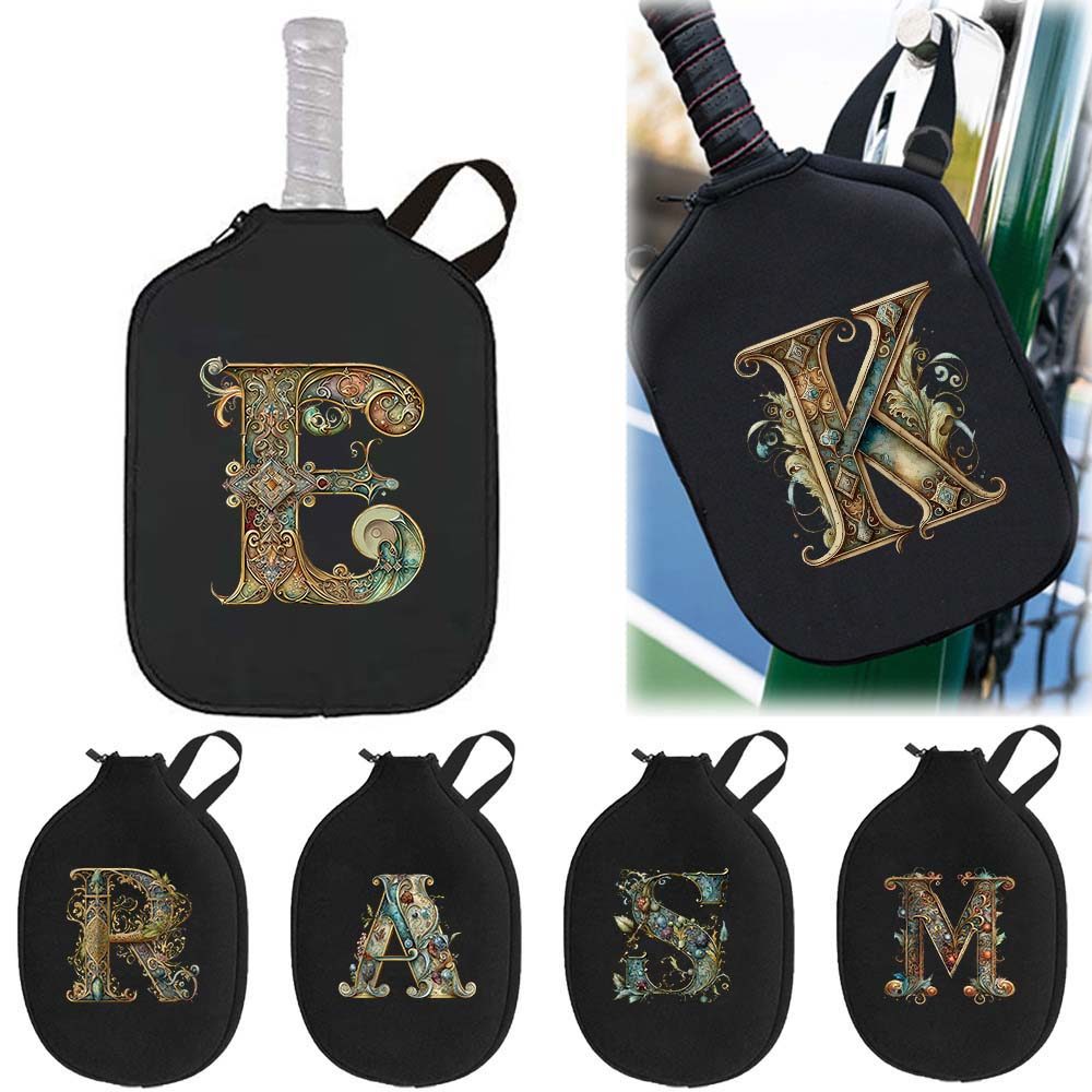 Peak Racket Storage Bag ที่เก็บช่องตาข่าย Paddle Pouch Protect Rackets Graphic Letter Printing Serie