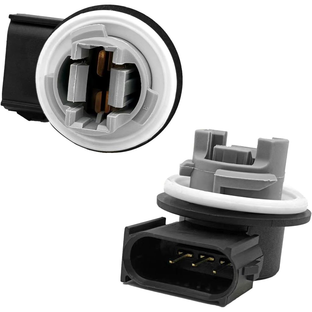 2Pcs Turn Signal Tail Light Socket Tail Lamp Lights Wiring Harness Plug, Compatible with Ford 2009-2