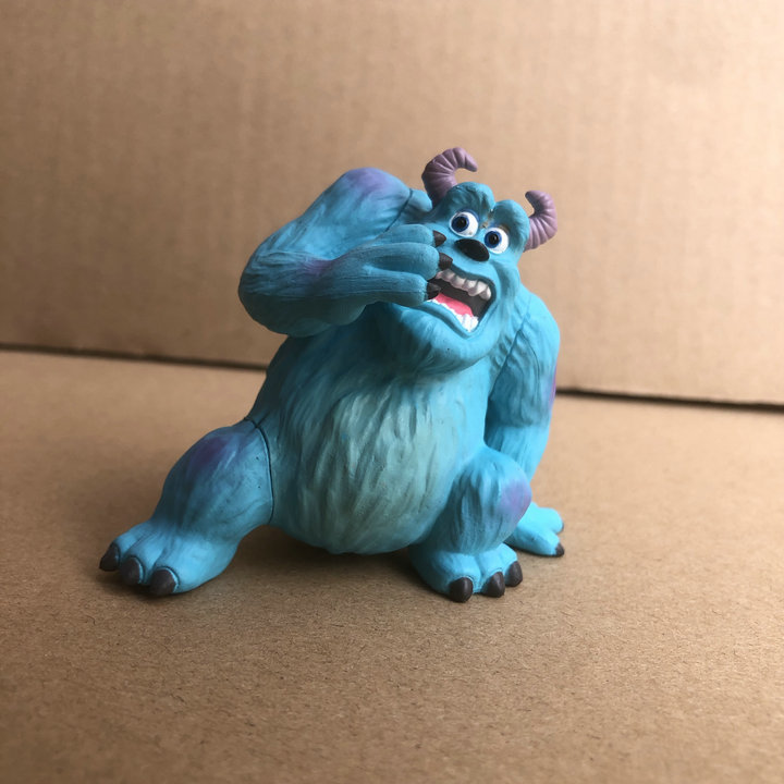 ของแท้จํานวนมาก Tomei Monster เครื่องประดับ Power Company Monster Doll University Pixar Hair Monster