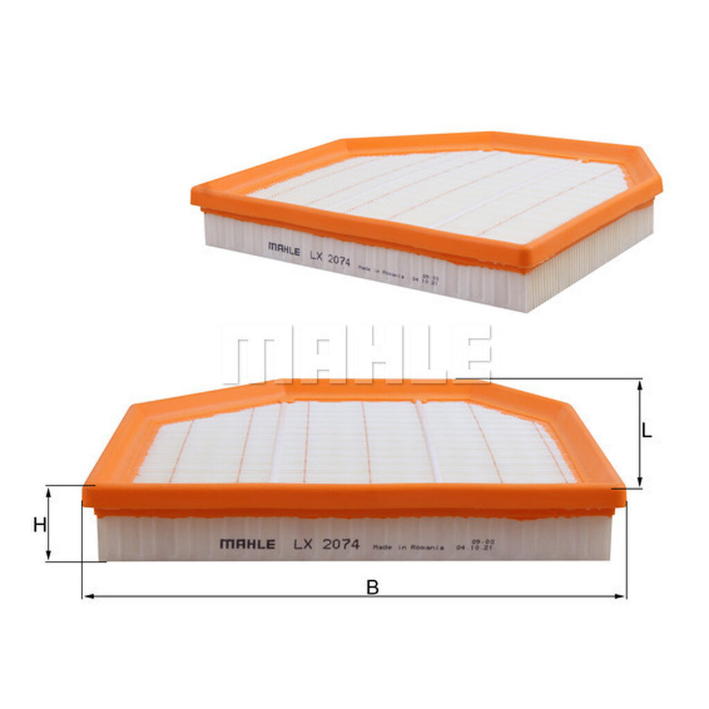 กรองอากาศ BMW F22 M2 F30 M3 F32 F33 M4 F10 M5 F12 M6 S55 B30 S63 B44 MAHLE