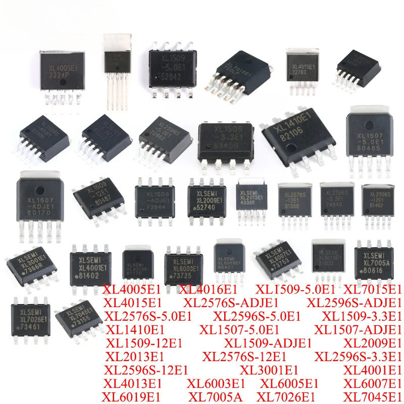 1-20 ชิ้น XL4005E1 XL4016E1 XL1509-5.0 E1 XL7015E1 XL4015E1 XL2576S-ADJE1 XL2576S-ADJE1 XL2576S-MAX 