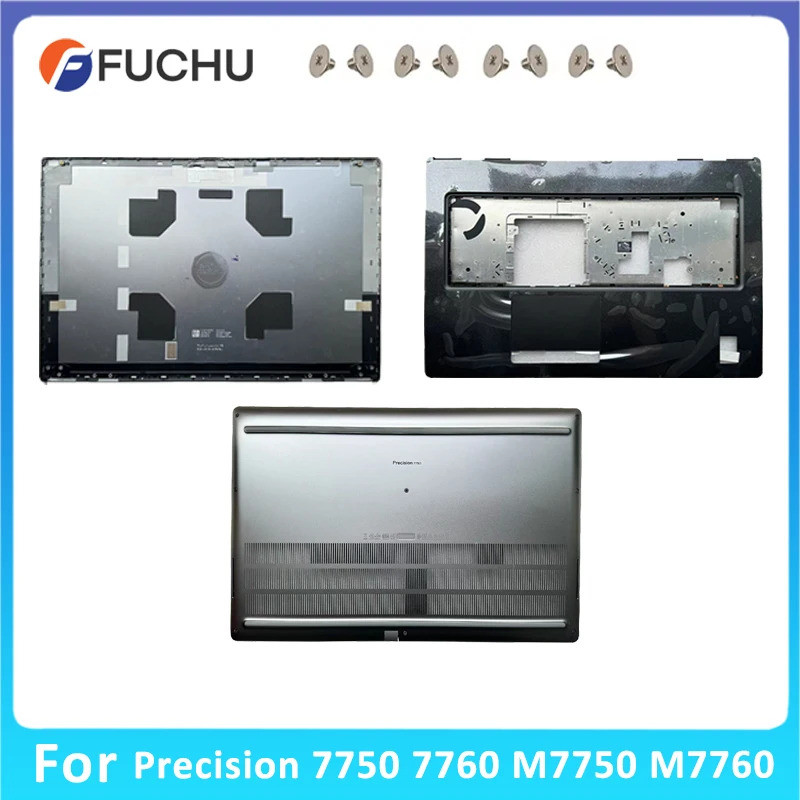กรณีแล็ปท็อปสําหรับ Precision 7750 7760 M7750 M7760 LCD ปกหลัง Top Case/Palmrest/ฐานด้านล่าง 0YNFPP 