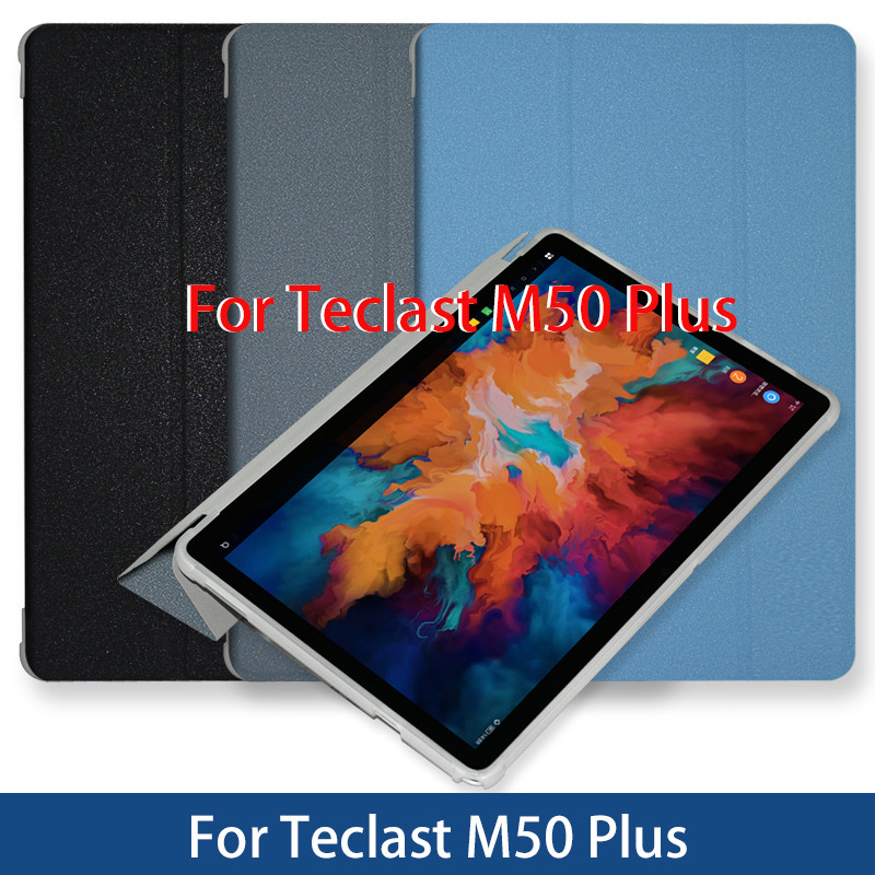 สําหรับ Teclast M50 Plus 10.1 นิ้วแท็บเล็ตสําหรับ Teclast M50 Plus Folio Pu หนัง Soft TPU Flip Case 