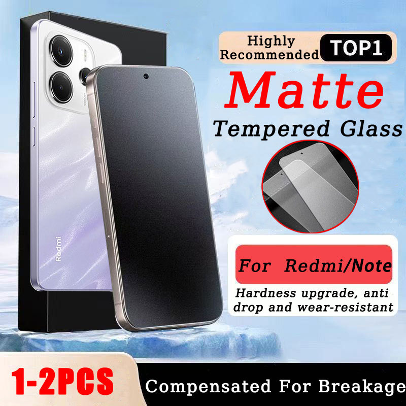 ฟิล์มด้าน ฟิล์มกระจกด้าน Redmi Note 14 14s 13 13R 12R 12 Turbo 12s 11 11T 11s 11E 11R 10 10s 9 9s Pr