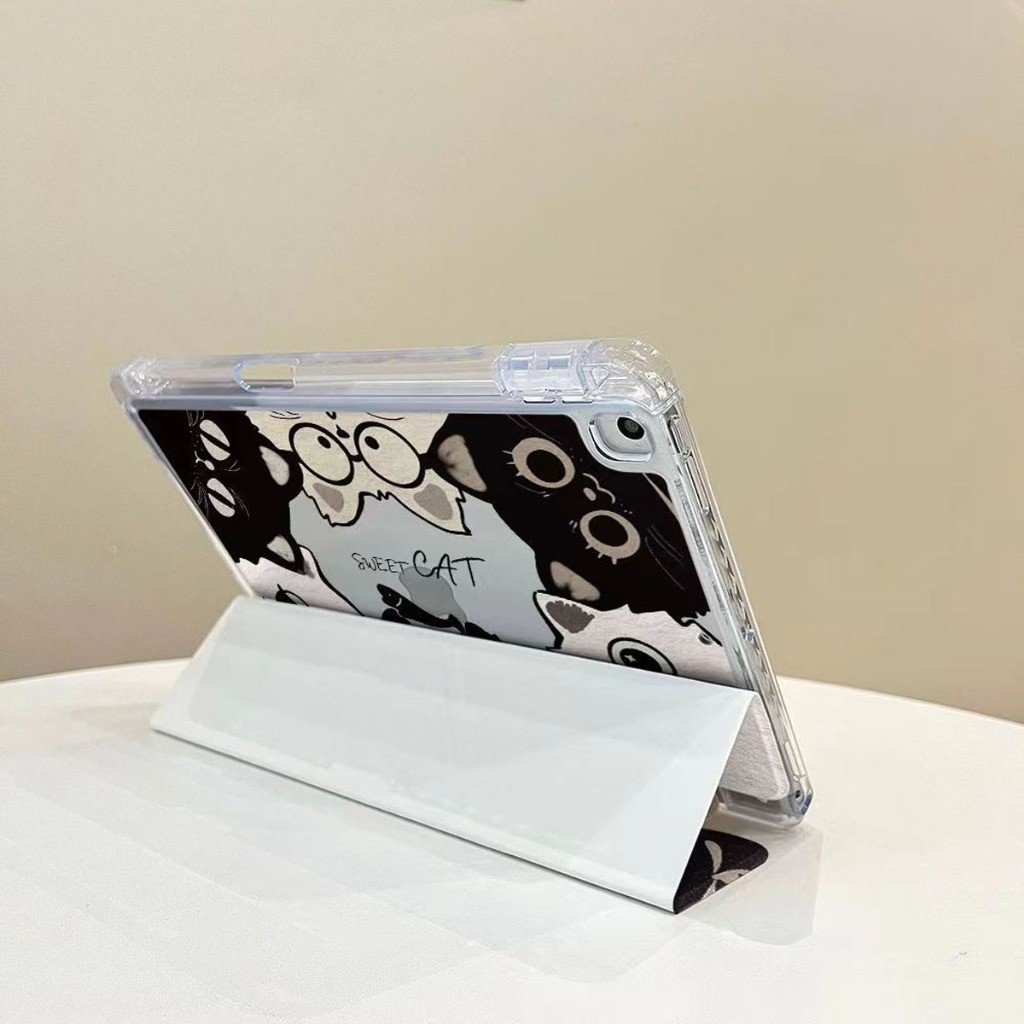 วัสดุอะคริลิค ประเภท Y case for ss Galaxy Tab S10 FE S9 S8 A9+ A8 S6Lite S7 S8+ S9 FE+ 12.4 พับได้หลายมุม - รูปที่ 4